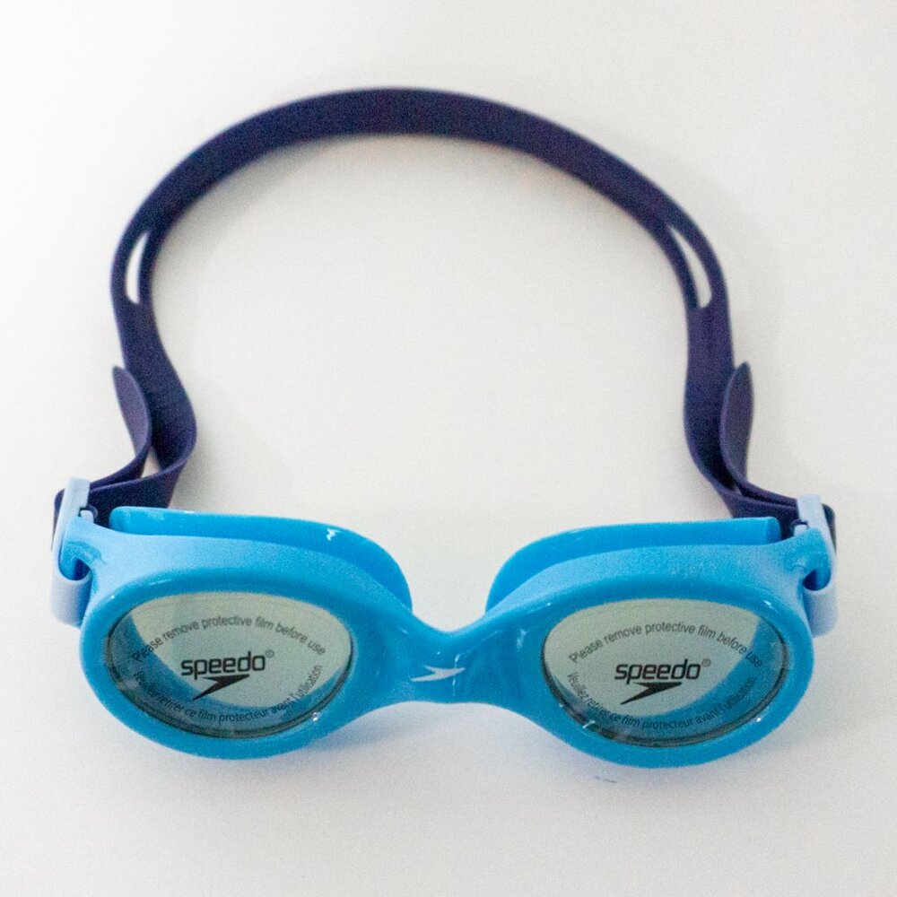 Speedo Adult Unisex Swim Goggles NWT Blue Light Blue